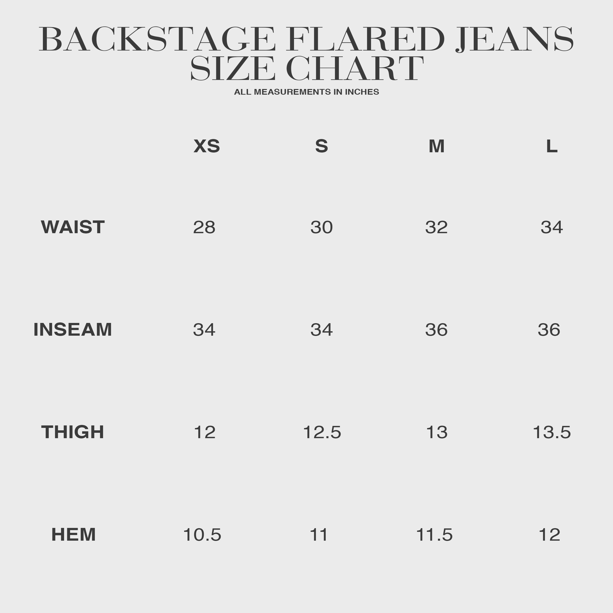 BACKSTAGE FLARED JEANS IN WAXED CHARCOAL DENIM