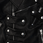 NAPOLEON BIKER JACKET IN SOFT ENGLISH SHEEPSKIN LEATHER