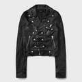 NAPOLEON BIKER JACKET IN SOFT ENGLISH SHEEPSKIN LEATHER