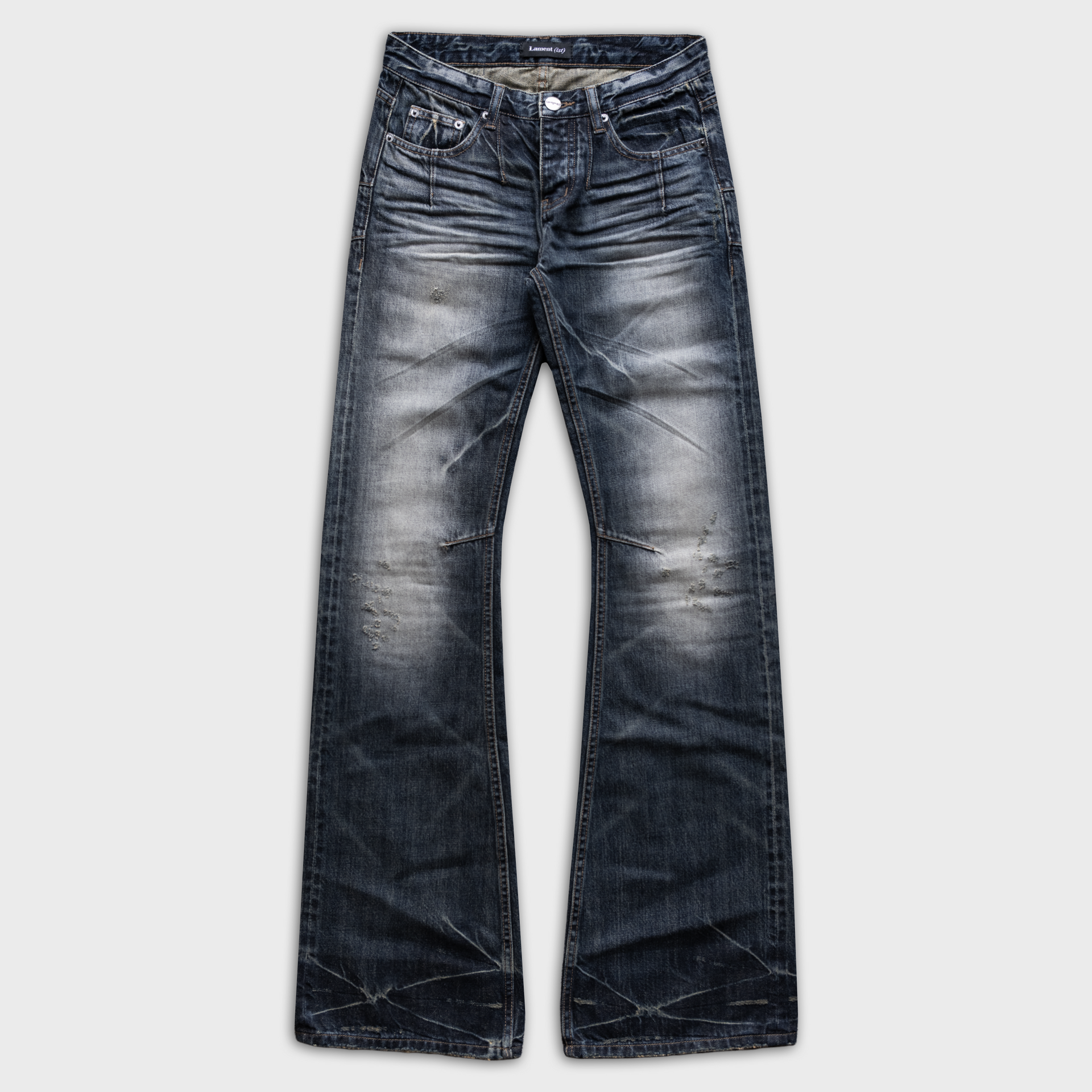 BACKSTAGE JEANS IN DUST WASH SELVEDGE DENIM | LAMENTIST
