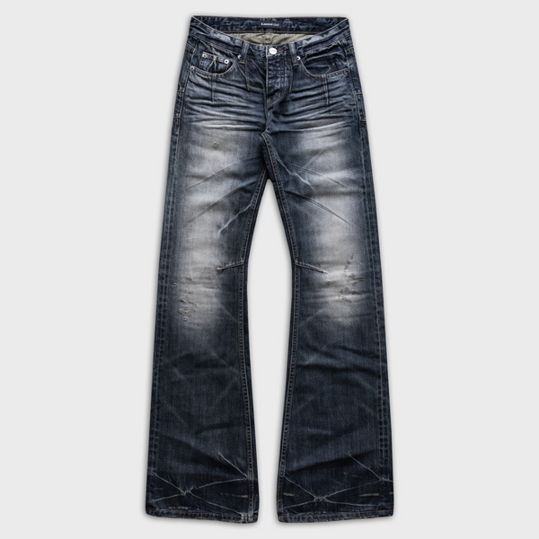 BACKSTAGE JEANS IN DUST WASH SELVEDGE DENIM | LAMENTIST
