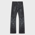 BOOTCUT JEANS IN NOIR WAXED SELVEDGE JAPANESE DENIM