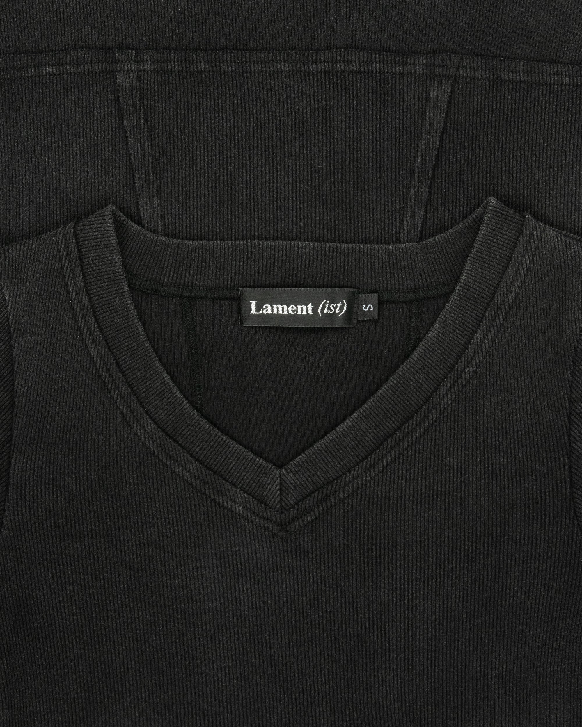 HOLLOW KNIT JUMPER IN SOFT RIBBED COTTON