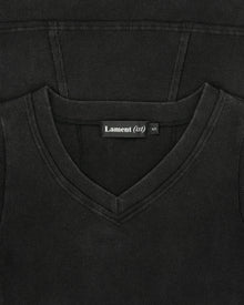 HOLLOW KNIT JUMPER IN SOFT RIBBED COTTON
