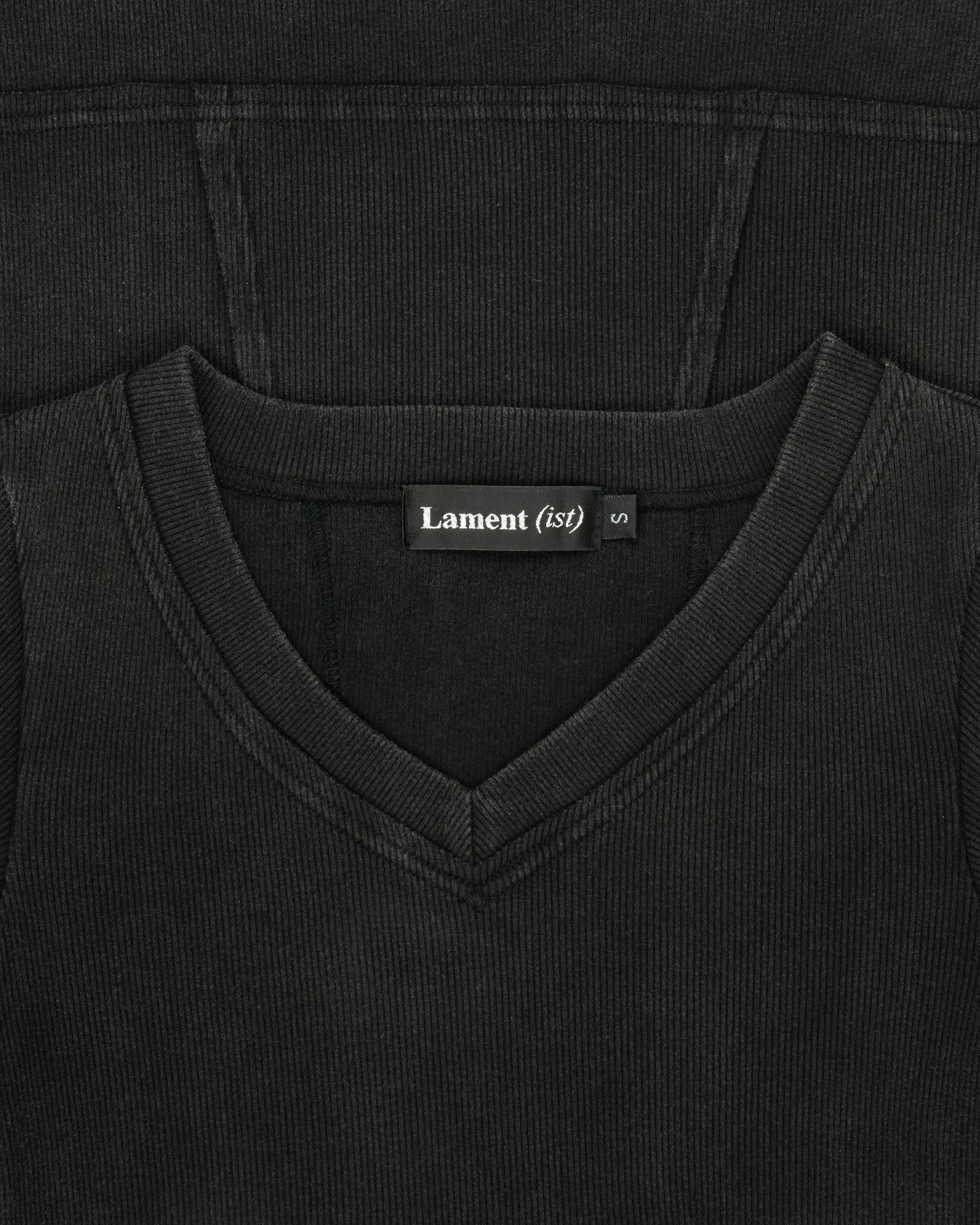 HOLLOW KNIT JUMPER IN SOFT RIBBED COTTON