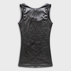 GLITTER TANK TOP IN SILVER