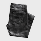 HARRY SKINNY JEANS IN WAXED NOIR DENIM