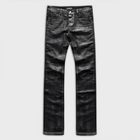 HARRY SKINNY JEANS IN WAXED NOIR DENIM