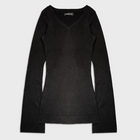 HOLLOW KNIT JUMPER IN SOFT RIBBED COTTON