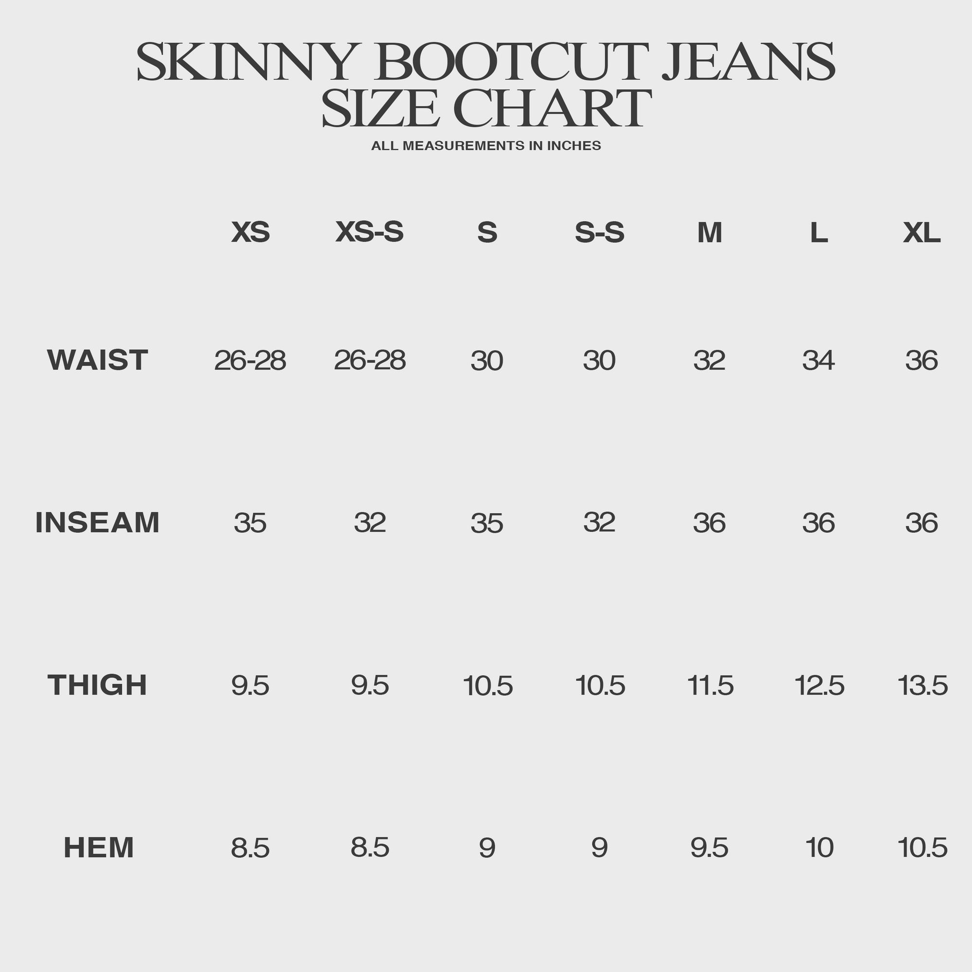 SKINNY BOOTCUT WAX WASHED JEANS IN INDIGO DENIM