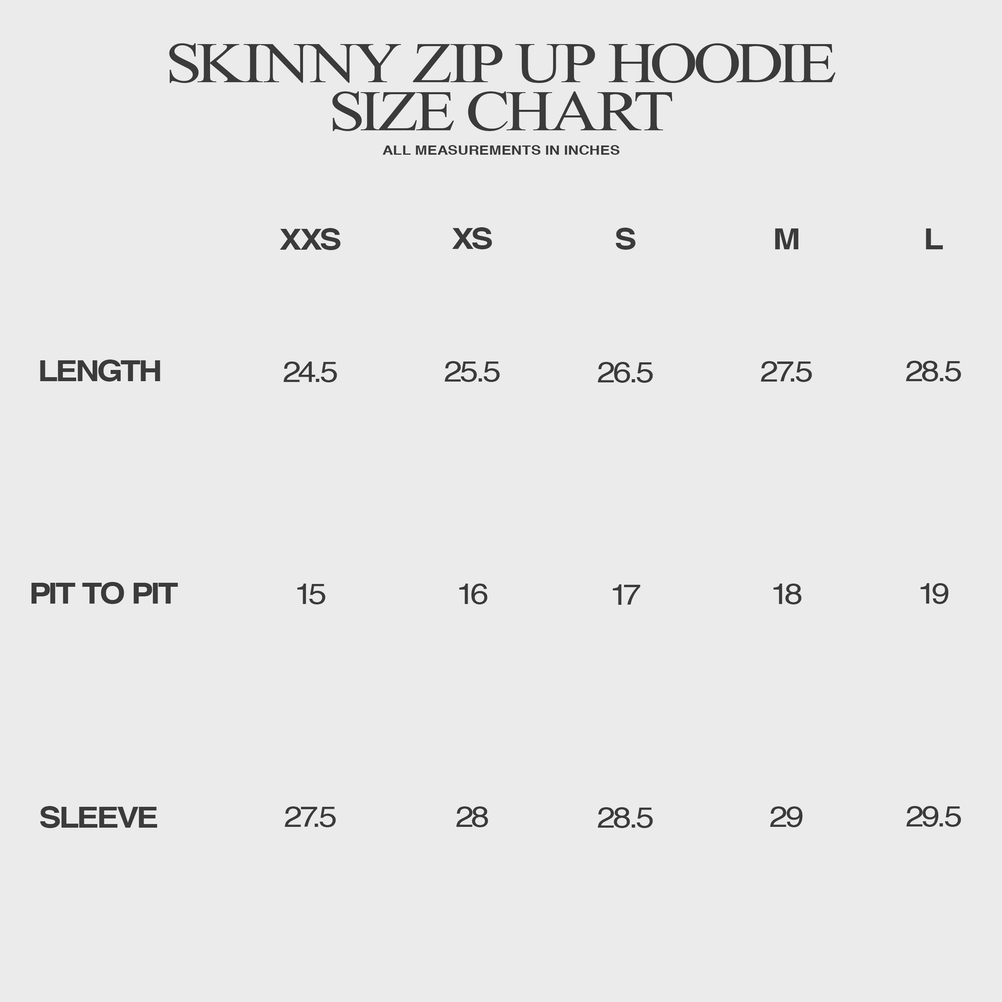 SKINNY FUR ZIP-UP HOODIE IN DARK NOIR COTTON