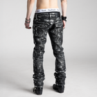 SAMPLE SALE ITEM #11 - SILVER WAXED SKINNY STRAIGHT GREY DENIM