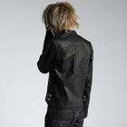 SAMPLE SALE ITEM #15 - WAXED DENIM RACER JACKET