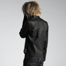 SAMPLE SALE ITEM #15 - WAXED DENIM RACER JACKET