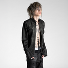 SAMPLE SALE ITEM #15 - WAXED DENIM RACER JACKET