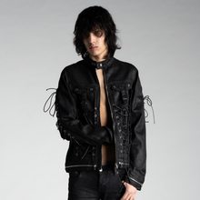 SAMPLE SALE ITEM #16 - AVA LACE UP JACKET (MEDIUM)
