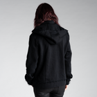 SAMPLE SALE ITEM #17 - COLLARED ZIP UP HOODIE