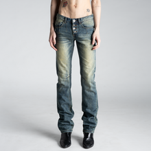 SAMPLE SALE ITEM #5 - MENS VINTAGE WASHED SKINNY STRAIGHT DENIM