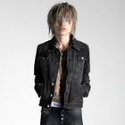 SAMPLE SALE ITEM #18 - SIGNATURE TRUCKER JACKET IN WASHED GREY