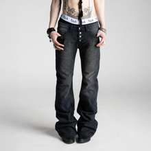 SAMPLE SALE ITEM #7 - BACKSTAGE FLARED COTTON TWILL JEANS