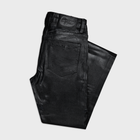 SKINNY FLARED JEANS IN LACQUER NOIR DENIM