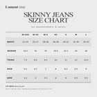 SKINNY JEANS IN SNAKESKIN WAXED NOIR DENIM