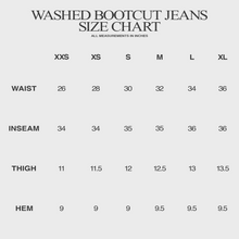CLAWMARK BOOTCUT JEANS IN WASHED GREY SELVEDGE DENIM