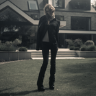 SKINNY BOOTCUT JEANS IN SOFT WAXED NOIR DENIM