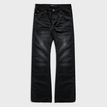 CLAWMARK BOOTCUT JEANS IN WASHED GREY SELVEDGE DENIM