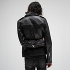 PANELLED JACKET IN LAMBSKIN LEATHER